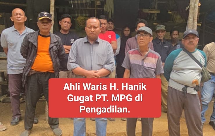 Ahli Waris H. Hanik Gugat PT. MPG di Pengadilan, Klaim Dapat Ancaman dan Upaya Kriminalisasi dari Polres Tanjung Jabung Timur