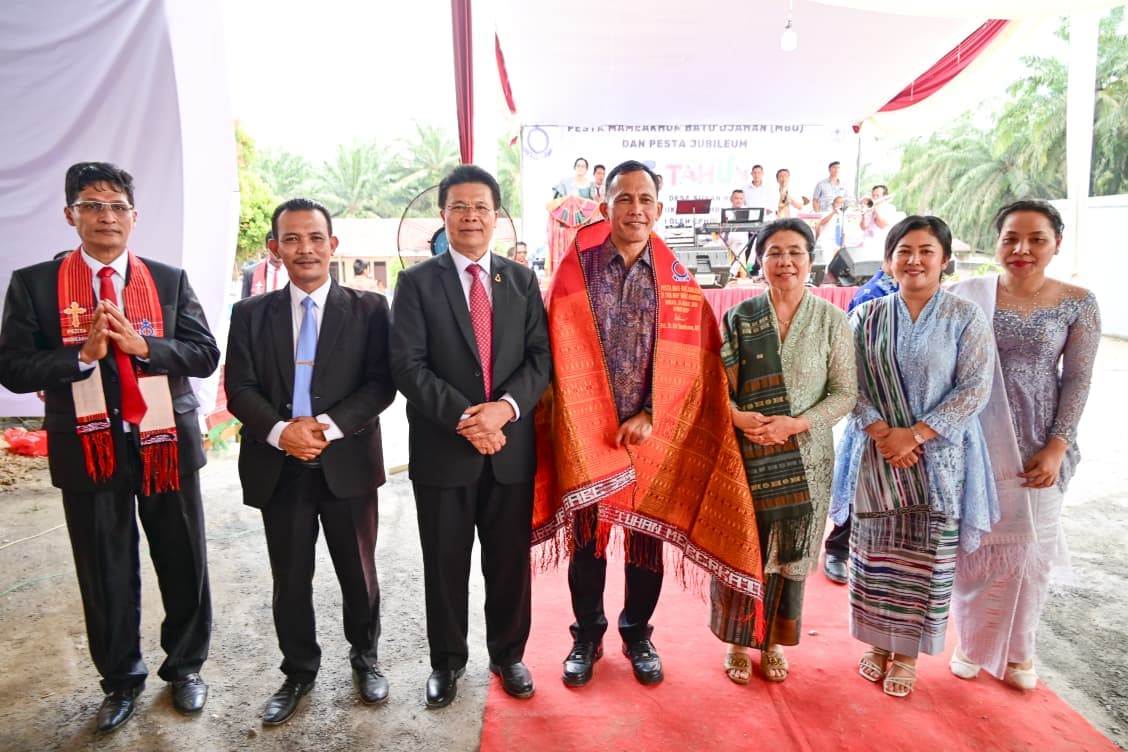Irwasda Polda Jambi hadiri Perayaan Pesta Perak 25 Tahun HKBP Simpang Rambutan Tanjab Barat