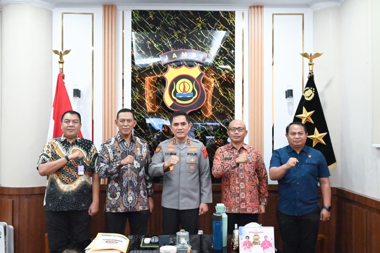 Perkuat Sinergi Dalam Pemberantasan Penyalahgunaan Narkotika di Provinsi Jambi, Kapolda Terima Silaturahmi Kepala BNN Jambi