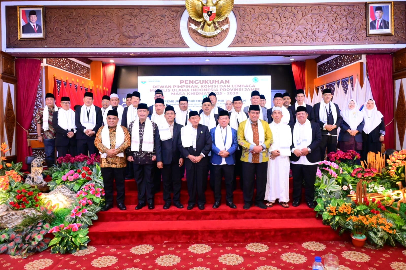 Wakapolda Jambi Hadiri Pengukuhan Pengurus MUI Provinsi Jambi dan Pembukaan Mukerda 2026