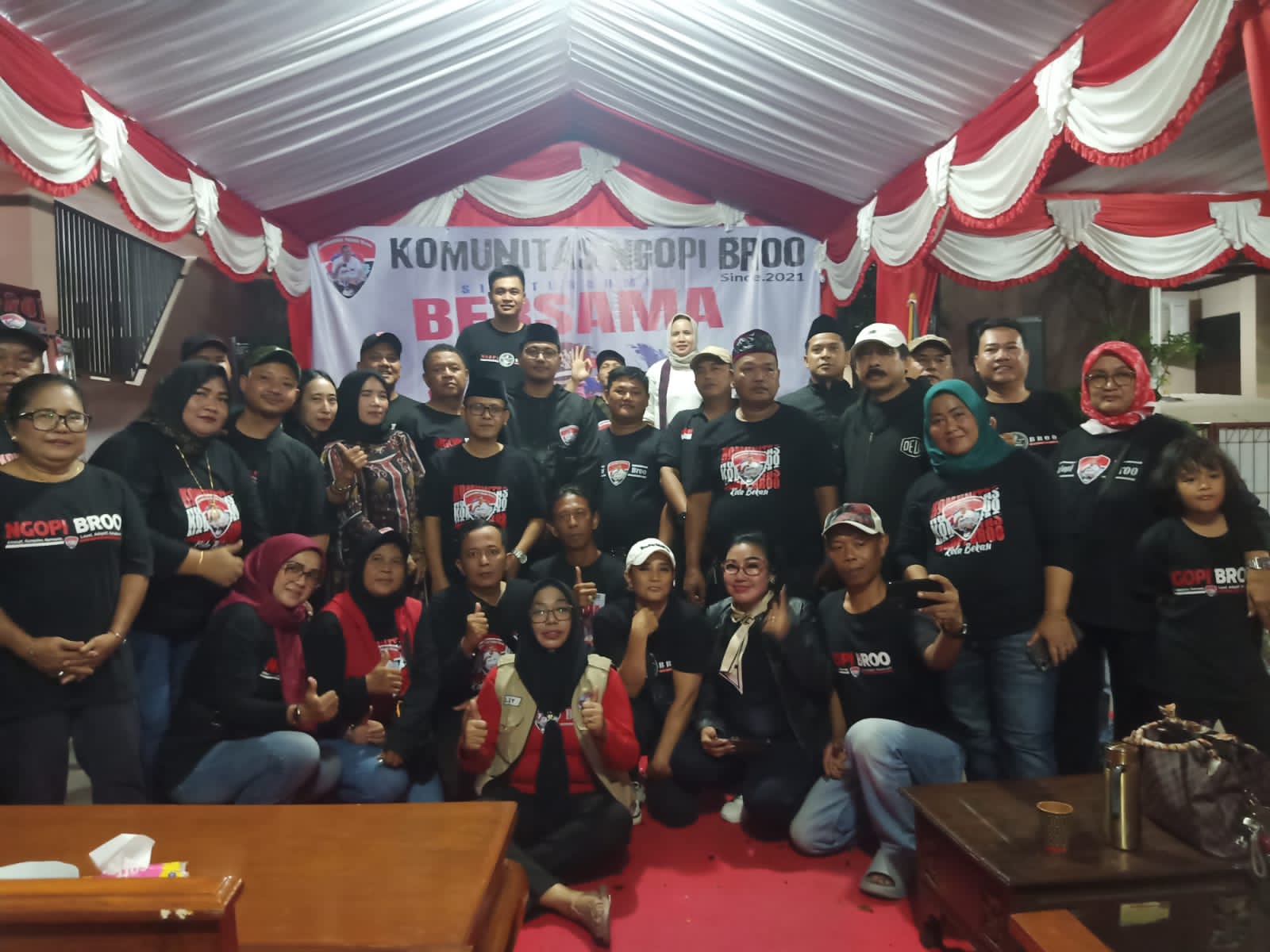 ‎Silaturahmi Komunitas Ngopi Broo Bersama Pengurus dan Pembina Komunitas