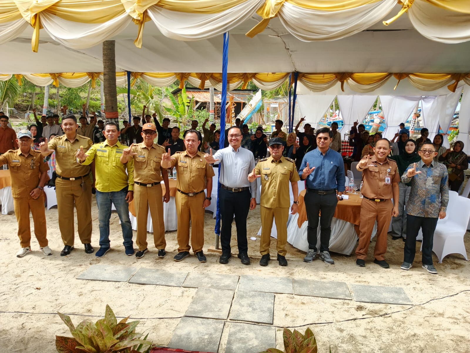 Hai Sawit dan BPDP Resmikan Program Dukungan UMKM Sawit Untuk Pengembangan Desa Wisata Kelawi di Lampung Selatan