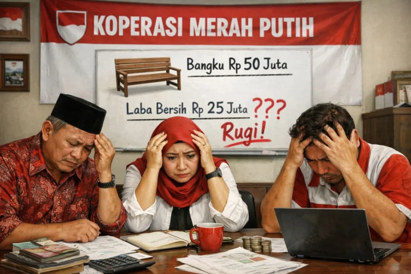 Koperasi Merah Putih Ada di Setiap Desa. Bikin Untung atau Buntung...?? 
